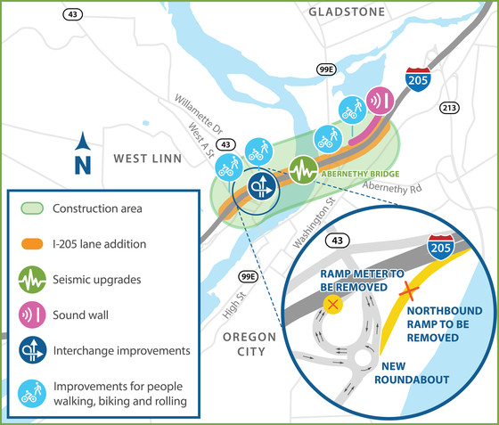 First phase of construction map