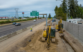 Work being done at exit 278