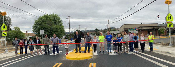 safe routes ribbon cutting
