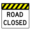 road closed sign