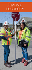 Two Women with Stop Sign - Portland Protege