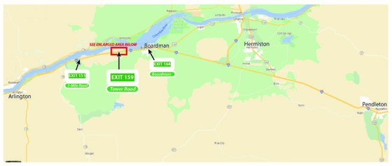 I-84 Exit 159 with Exits 151 and 164 