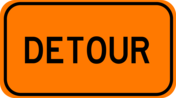 Detour Sign