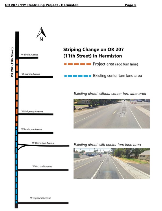 OR 207 / 11th Street Map and pix