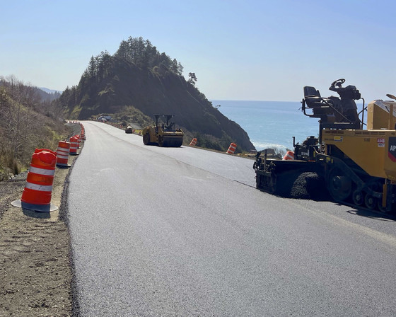 U.S. 101 at Arizona Slide
