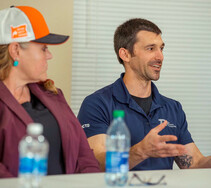 Man talking, Work Session