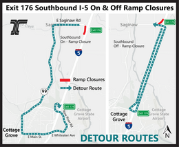 Ramp Detour Map