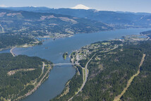 Columbia River and Mountain