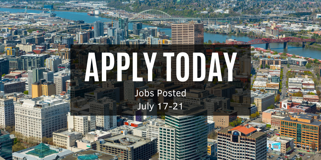 Aerial photo of the city of Portland.