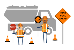 work zone icon