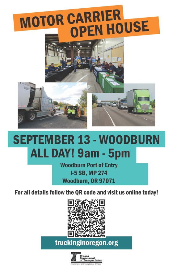 CCD Motor Carrier Open House, Woodburn, September 2023