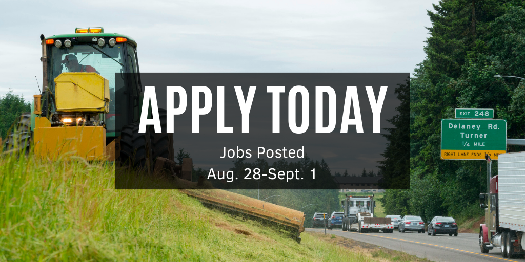 ODOT Jobs Bulletin September 1, 2023