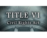 Title VI Civil Rights Act Text over image