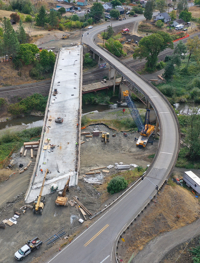 Oakland Bridge construction
