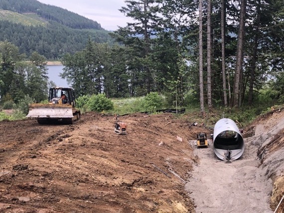 photo showing a culvert on OR 58