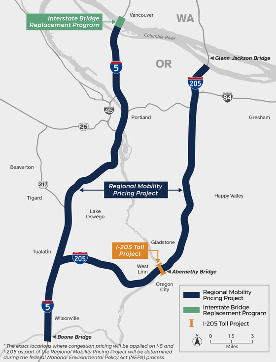 A map of the project area.