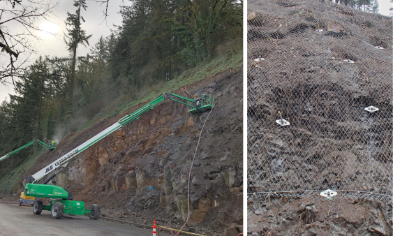 Rockfall Prevention - two pics big