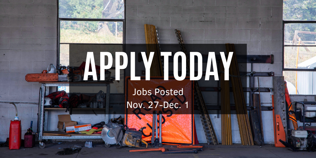 ODOT Jobs Bulletin December 1, 2023