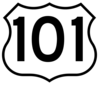 U.S. 101 sign