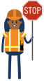 construction worker icon
