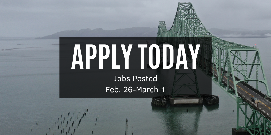 ODOT Jobs Bulletin New Jobs Posted 2/26 3/1