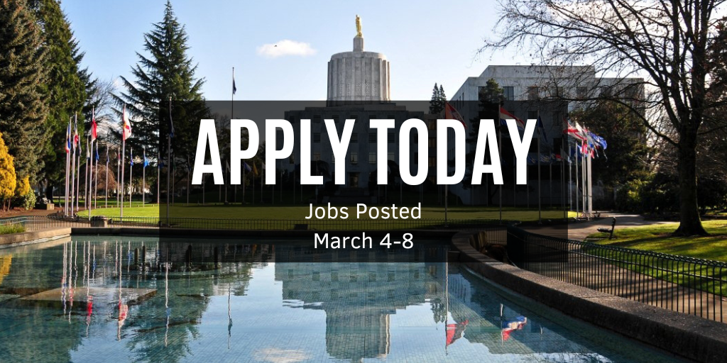 ODOT Jobs Bulletin: New Jobs Posted 3/4 - 3/8
