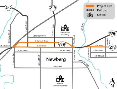 Newberg UDV map