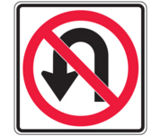 U-turn sign
