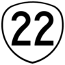OR 22 highway sign