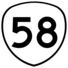 OR 58 sign
