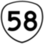 OR 58 sign