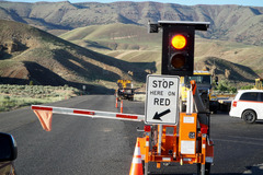 photo of an automated flagger