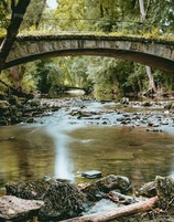 Stream under bridge