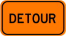 detour sign