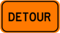 detour sign