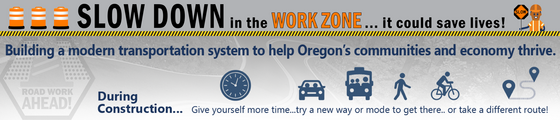 Work zone banner