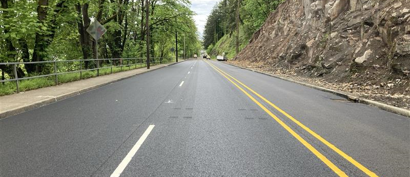Picture of Bridge Ave after Paving 