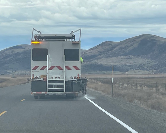 Striping operations in Region 5.