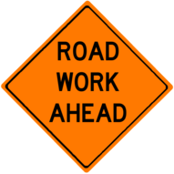 Road work ahead.