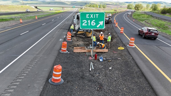 Exit 216 on I-84 near Pendleton
