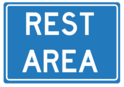 rest area sign