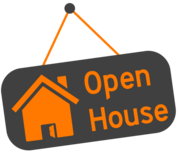 Online open house icon.