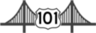 U.S. 101 bridge icon