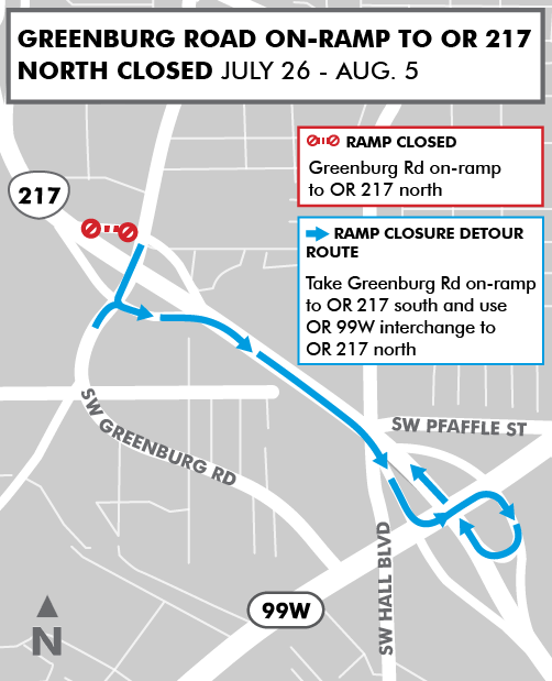 OR 217 Auxiliary Lanes Project: Scholls Ferry Rd lane closures ...