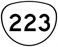 OR 223 highway sign