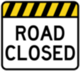 road closed sign
