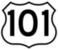 U.S. 101 highway sign