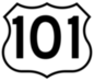 U.S. 101 highway sign