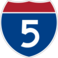I-5 sign icon