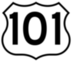 Highway 101 sign